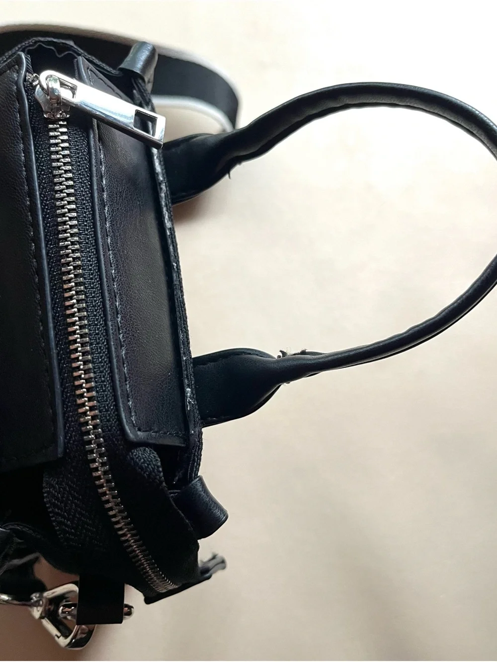 River Island Chelsea House Crossbody Mini Canvas Tote Bag